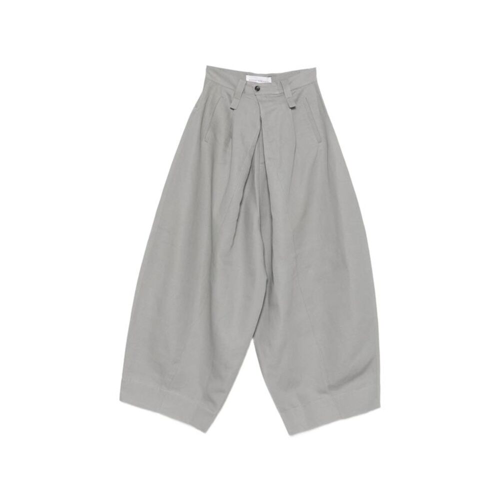 Niccolò Pasqualetti Grey Trousers - Palazzo Pants Women